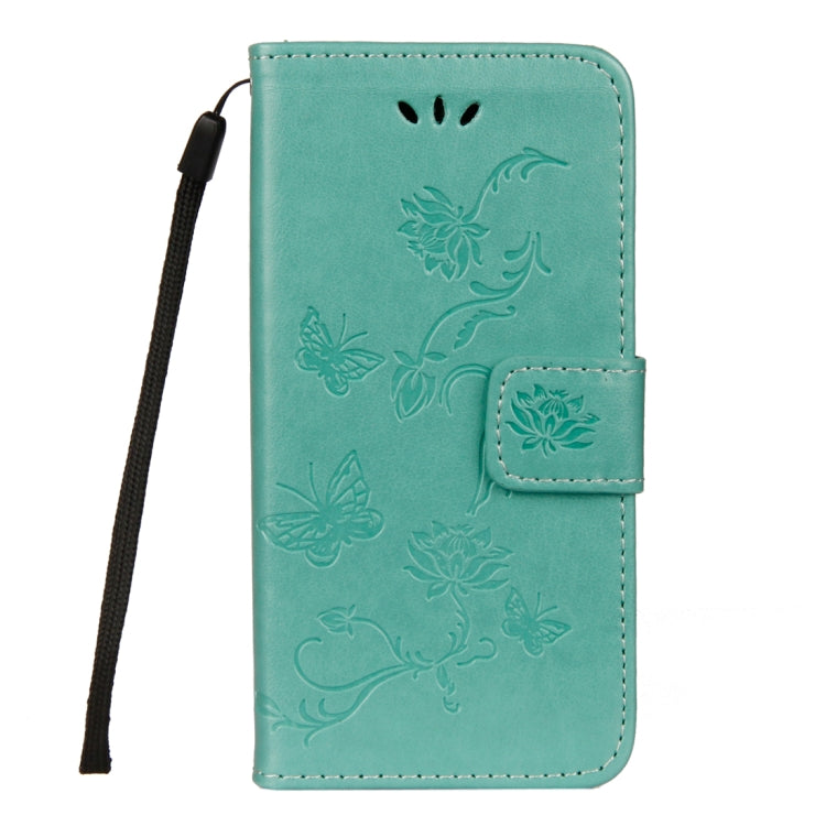 For Sony Xperia XZ2 Compact Lotus Butterfly Pattern Horizontal Flip Leather Case with Holder & Card Slots & Wallet & Lanyard