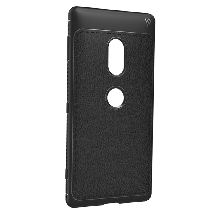 Lenuo Leshen Series for Sony Xperia XZ2 TPU Litchi Texture Dropproof Protective Back Cover Case