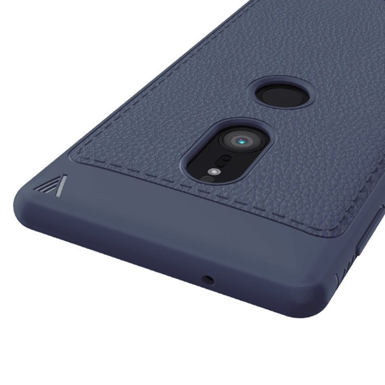 Lenuo Leshen Series for Sony Xperia XZ2 TPU Litchi Texture Dropproof Protective Back Cover Case