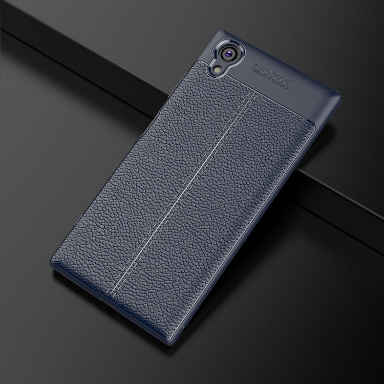 For Sony Xperia XA1 Plus Litchi Texture Soft TPU Protective Case