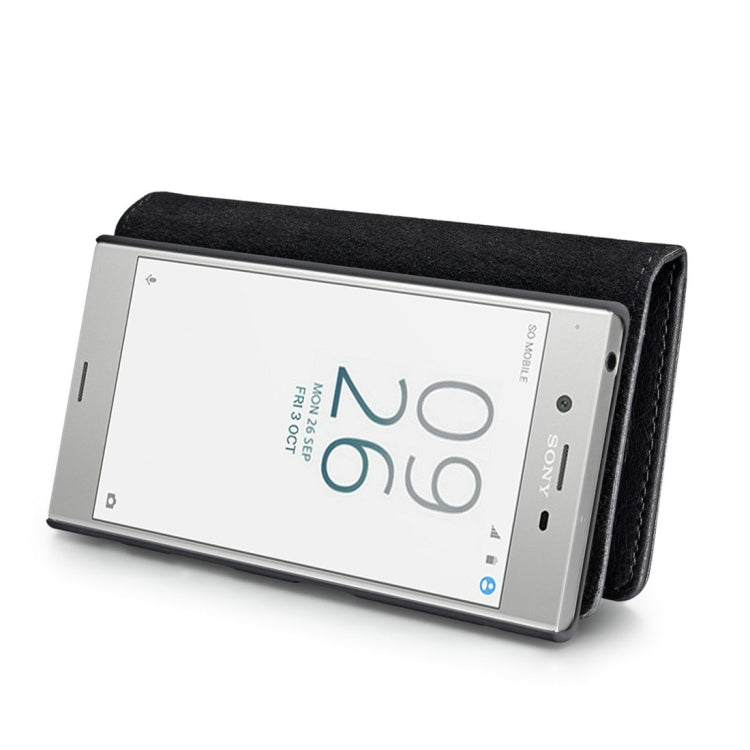 DG.MING for Sony Xperia XZ / XZs Crazy Horse Texture Horizontal Flip Detachable Magnetic Protective Case with Holder & Card Slots & Wallet