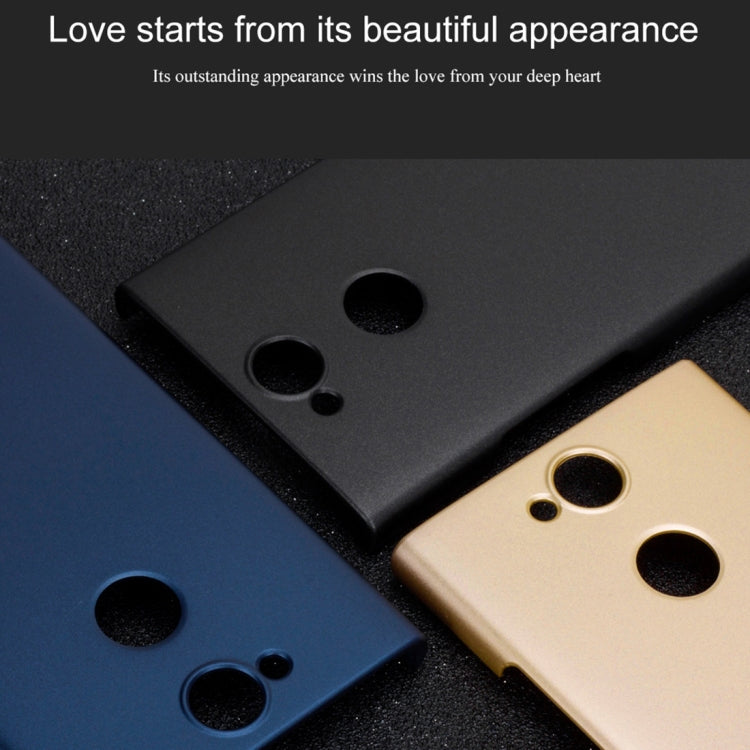 Lenuo Leshield Series Sony Xperia XA2 PC Dropproof Protective Back Cover Case(Blue)