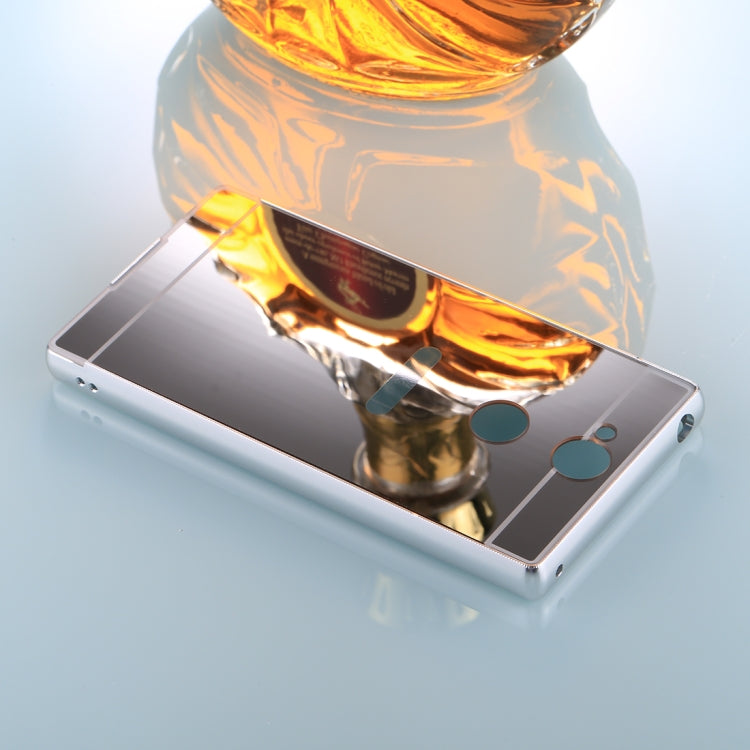 For Sony Xperia XA2 Electroplating + PC Mirror Protective Back Cover Case