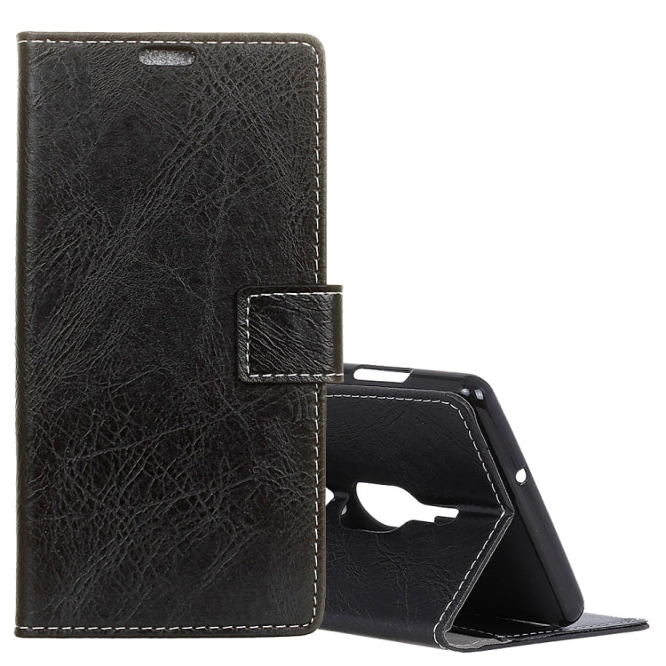 For Sony Xperia XZ2 Premium Retro Crazy Horse Texture Horizontal Flip Leather Case with Holder & Card Slots & Wallet & Photo Album