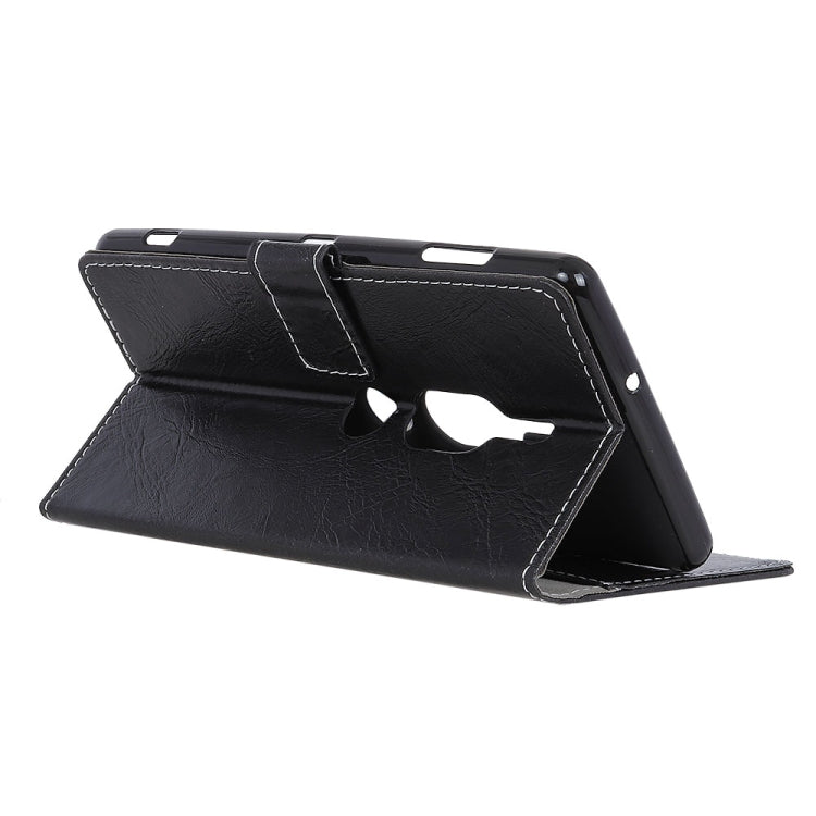 For Sony Xperia XZ2 Premium Retro Crazy Horse Texture Horizontal Flip Leather Case with Holder & Card Slots & Wallet & Photo Album