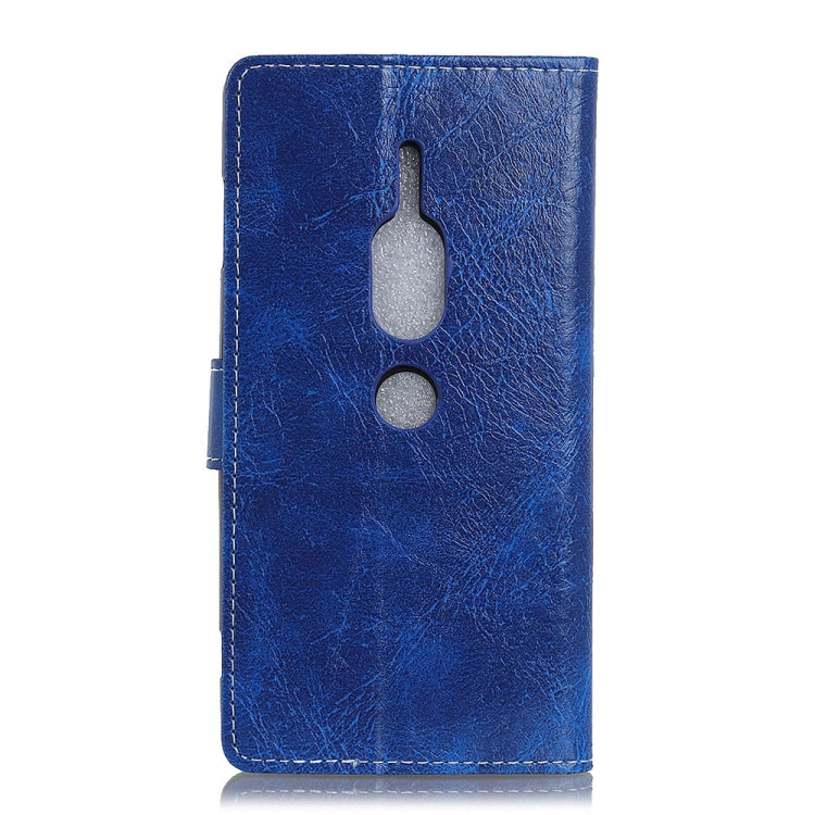 For Sony Xperia XZ2 Premium Retro Crazy Horse Texture Horizontal Flip Leather Case with Holder & Card Slots & Wallet & Photo Album