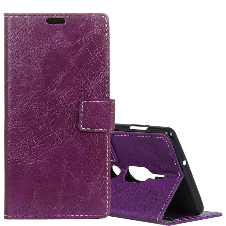 For Sony Xperia XZ2 Premium Retro Crazy Horse Texture Horizontal Flip Leather Case with Holder & Card Slots & Wallet & Photo Album