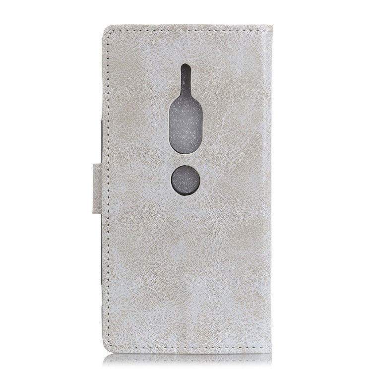 For Sony Xperia XZ2 Premium Retro Crazy Horse Texture Horizontal Flip Leather Case with Holder & Card Slots & Wallet & Photo Album