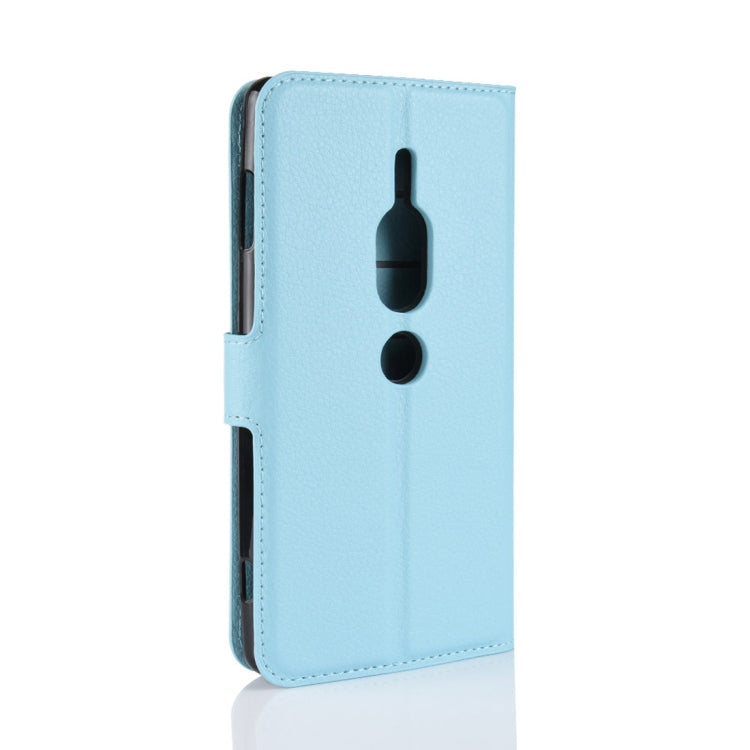 Litchi Texture Horizontal Flip Leather Case for Sony Xperia