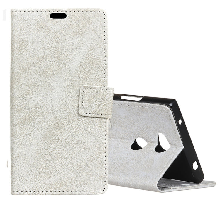 Retro Crazy Horse Texture Horizontal Flip Leather Case for Sony Xperia XA2 Plus, with Holder & Card Slots & Wallet & Photo Frame