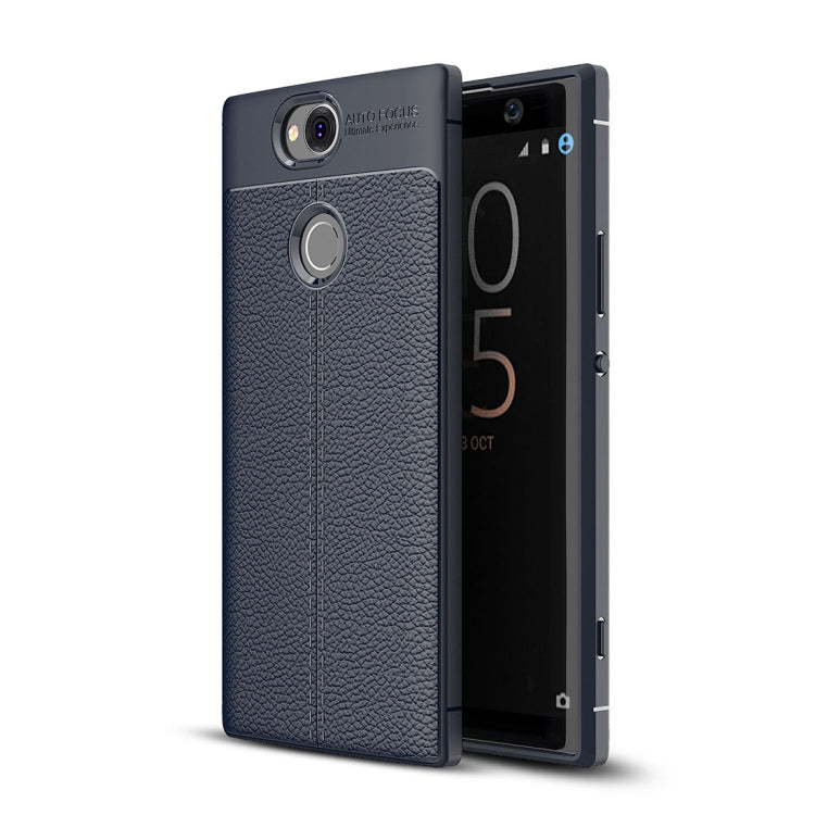 Litchi Texture TPU Case for Sony Xperia XA2 Plus