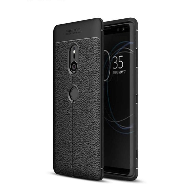 Litchi Texture TPU Shockproof Case for Sony Xperia XZ3