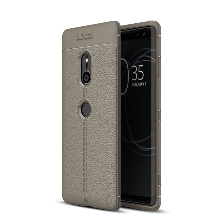Litchi Texture TPU Shockproof Case for Sony Xperia XZ3