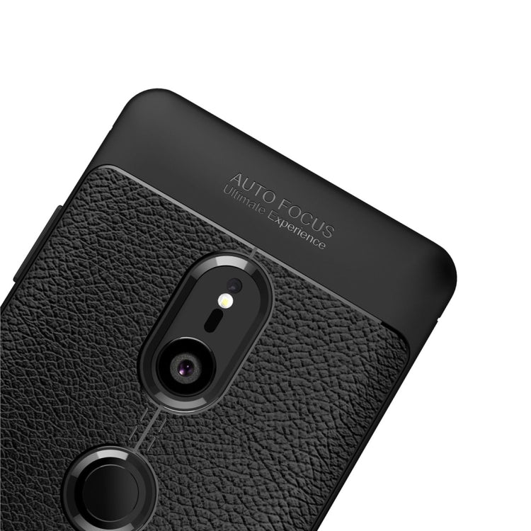 Litchi Texture TPU Shockproof Case for Sony Xperia XZ3