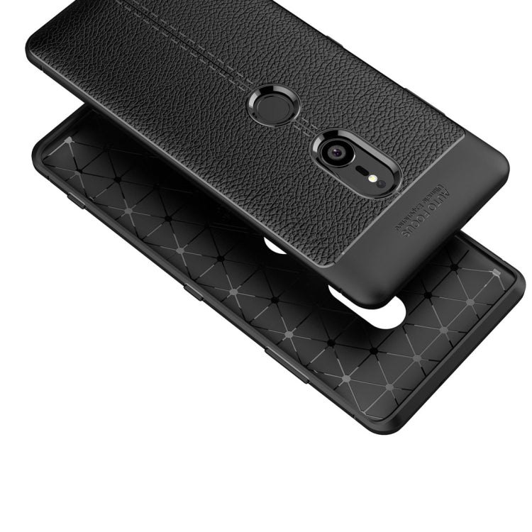 Litchi Texture TPU Shockproof Case for Sony Xperia XZ3