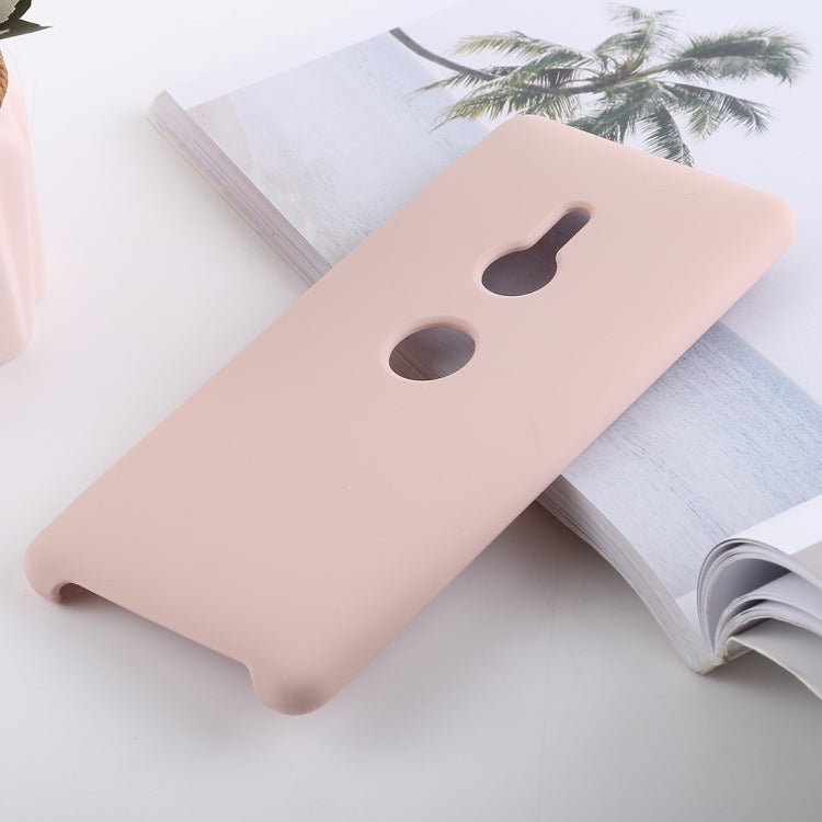 Solid Color Liquid Silicone Shockproof Soft Case for Sony Xperia XZ3