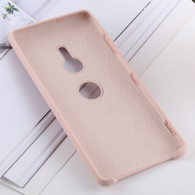 Solid Color Liquid Silicone Shockproof Soft Case for Sony Xperia XZ3