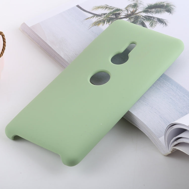 Solid Color Liquid Silicone Shockproof Soft Case for Sony Xperia XZ3