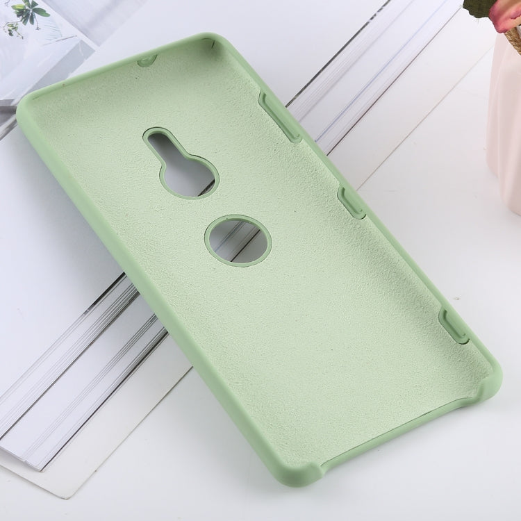 Solid Color Liquid Silicone Shockproof Soft Case for Sony Xperia XZ3