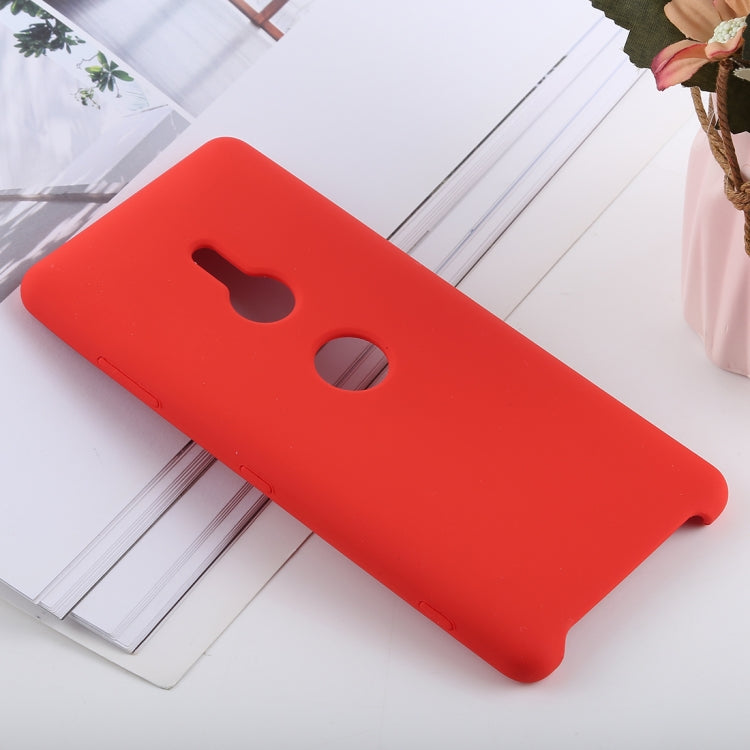 Solid Color Liquid Silicone Shockproof Soft Case for Sony Xperia XZ3