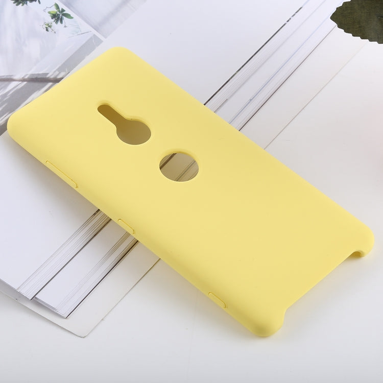 Solid Color Liquid Silicone Shockproof Soft Case for Sony Xperia XZ3