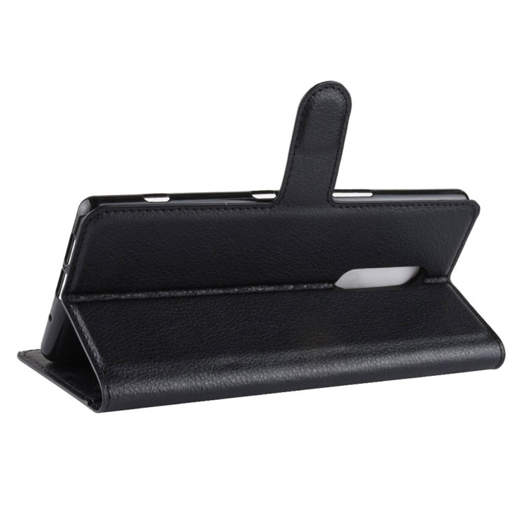 Litchi Texture Horizontal Flip Leather Case for Sony Xperia XZ4 / Xperia 1, with Wallet & Holder & Card Slots