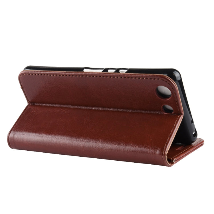 R64 Texture Single Fold Horizontal Flip Leather Case for Sony Xperia XZ4 Compact, with Holder & Wallet & Card Slots & Photo Frame