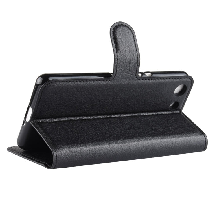 Litchi Texture Horizontal Flip Leather Case for Sony Xperia XZ4 Compact, with Wallet & Holder & Card Slots