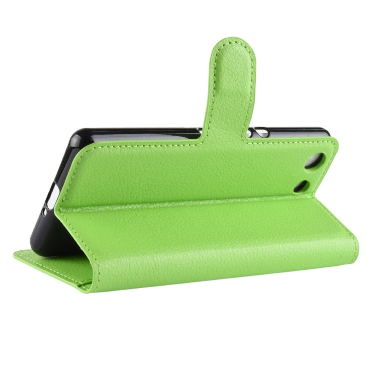 Litchi Texture Horizontal Flip Leather Case for Sony Xperia XZ4 Compact, with Wallet & Holder & Card Slots