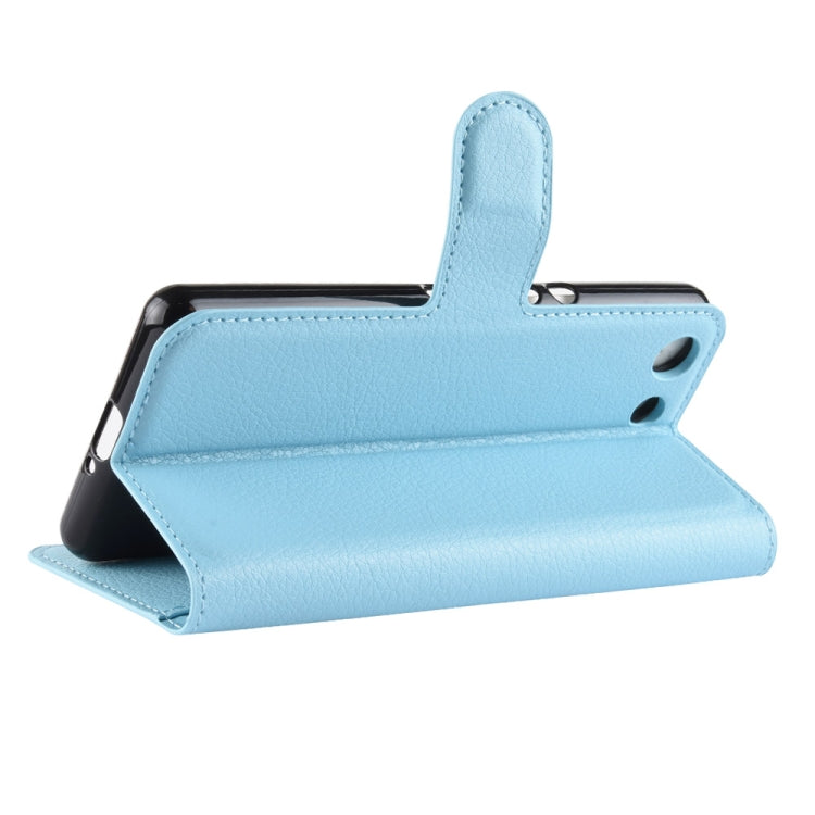 Litchi Texture Horizontal Flip Leather Case for Sony Xperia XZ4 Compact, with Wallet & Holder & Card Slots