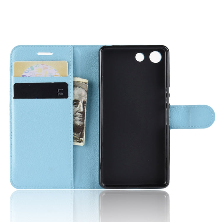 Litchi Texture Horizontal Flip Leather Case for Sony Xperia XZ4 Compact, with Wallet & Holder & Card Slots