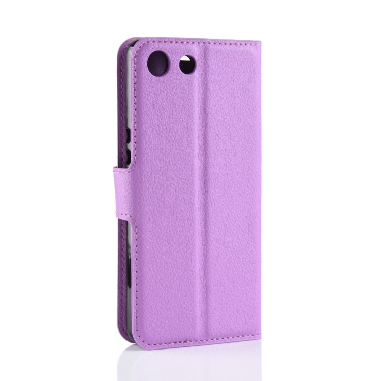 Litchi Texture Horizontal Flip Leather Case for Sony Xperia XZ4 Compact, with Wallet & Holder & Card Slots