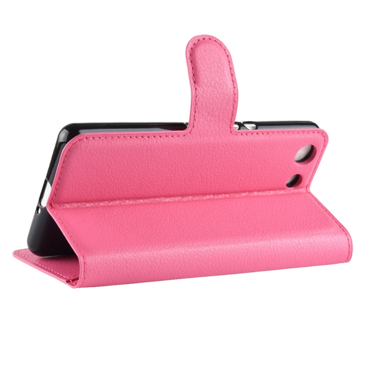 Litchi Texture Horizontal Flip Leather Case for Sony Xperia XZ4 Compact, with Wallet & Holder & Card Slots