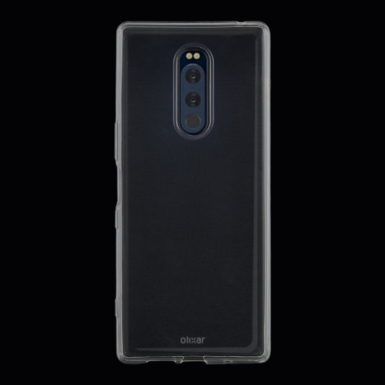 50 PCS 0.75mm Ultrathin Transparent TPU Soft Protective Case for Sony Xperia XZ4