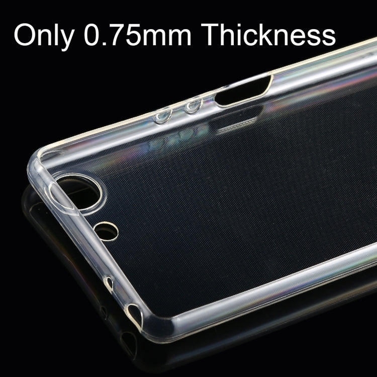 0.75mm Ultrathin Transparent TPU Soft Protective Case for Sony Xperia XZ4 Compact