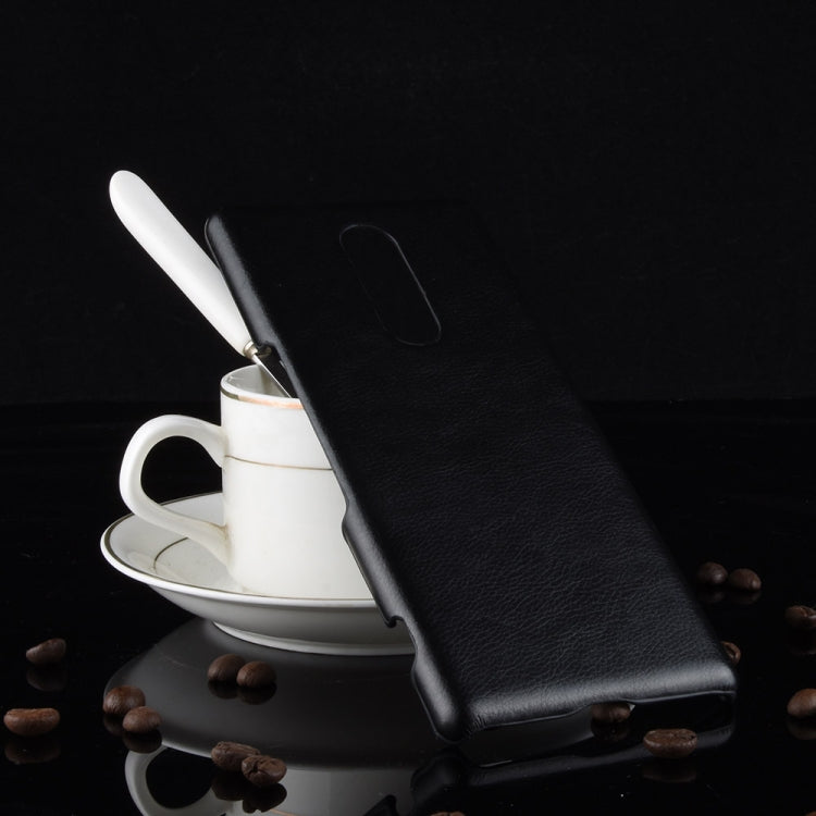 Shockproof Litchi Texture PC + PU Case for Sony Xperia 1