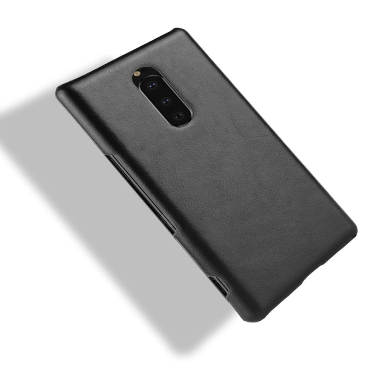 Shockproof Litchi Texture PC + PU Case for Sony Xperia 1