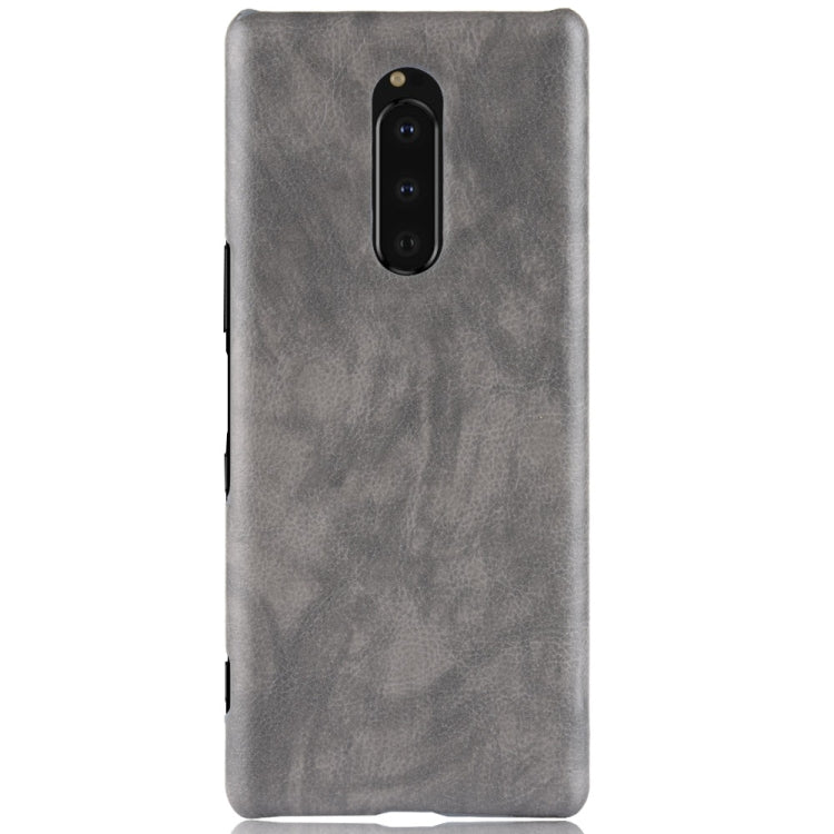 Shockproof Litchi Texture PC + PU Case for Sony Xperia 1