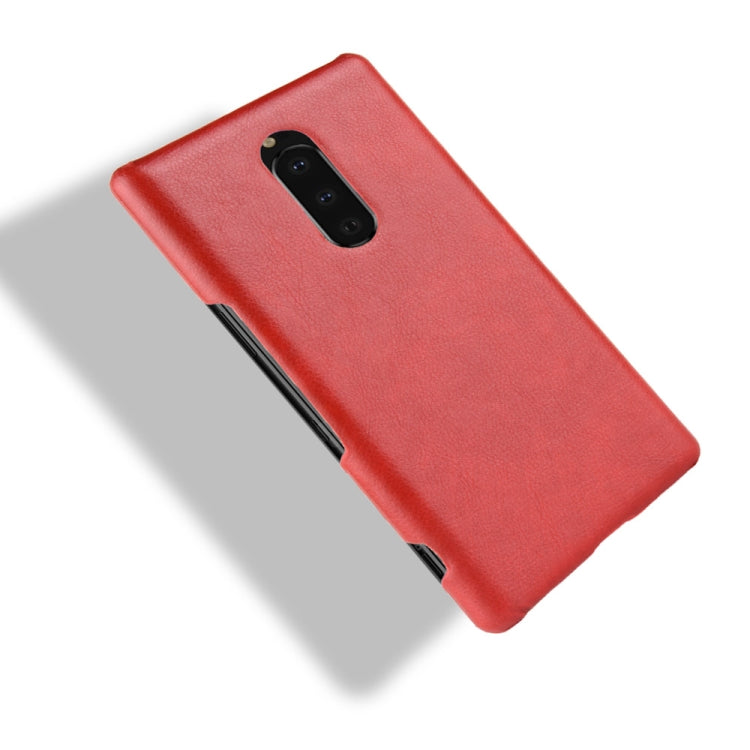 Shockproof Litchi Texture PC + PU Case for Sony Xperia 1
