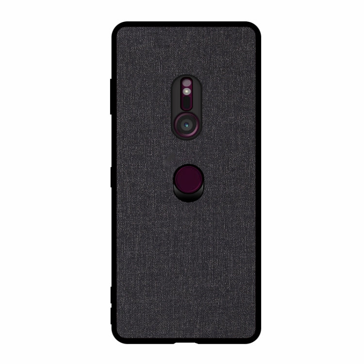 Shockproof Cloth Texture PC+ TPU Protective Case for Sony Xperia XZ3