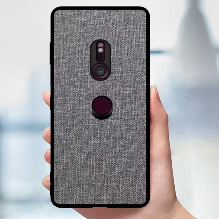 Shockproof Cloth Texture PC+ TPU Protective Case for Sony Xperia XZ3