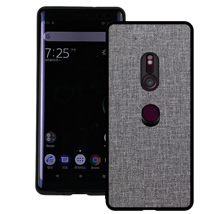 Shockproof Cloth Texture PC+ TPU Protective Case for Sony Xperia XZ3