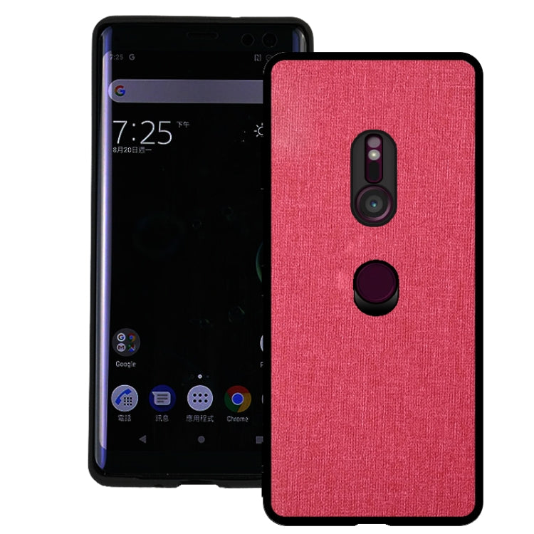 Shockproof Cloth Texture PC+ TPU Protective Case for Sony Xperia XZ3