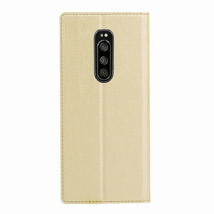 ViLi Texture PU Leather Case for SONY Xperia 1 / Sony Xperia XZ4 ,with Holder & Card Slots & Wallet