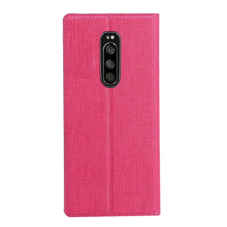 ViLi Texture PU Leather Case for SONY Xperia 1 / Sony Xperia XZ4 ,with Holder & Card Slots & Wallet