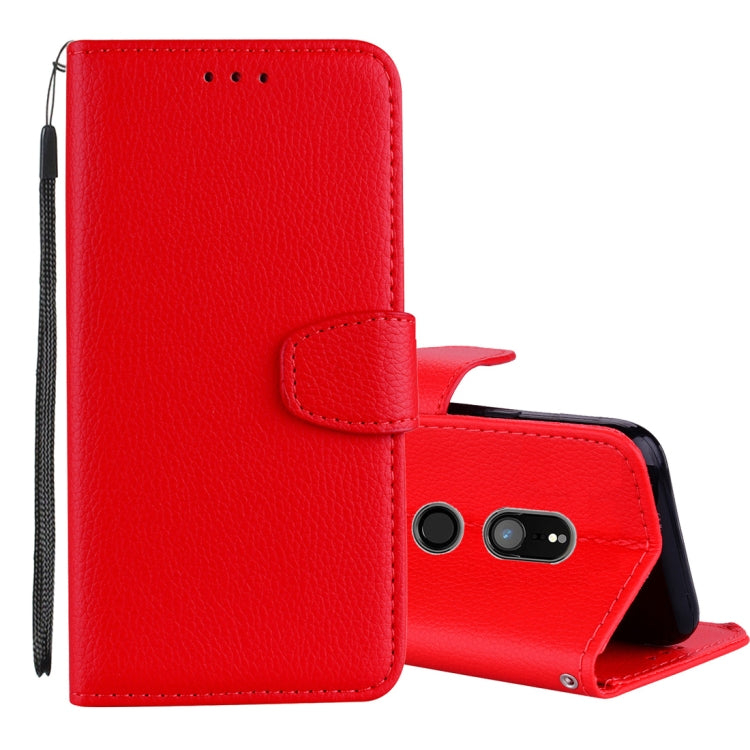Litchi Texture Horizontal Flip Leather Case for Sony Xperia XZ2 , with Wallet & Holder & Card Slots & Lanyard