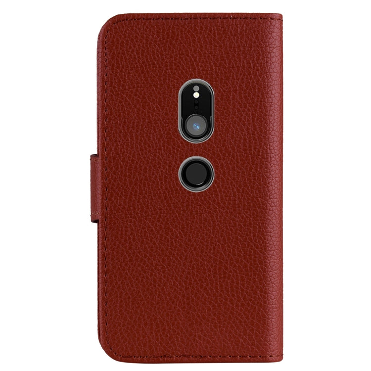 Litchi Texture Horizontal Flip Leather Case for Sony Xperia XZ2 , with Wallet & Holder & Card Slots & Lanyard