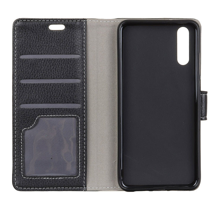 Litchi Texture Horizontal Flip Leather Case for Sony Xperia L3, with Holder & Card Slots & Photo Frame