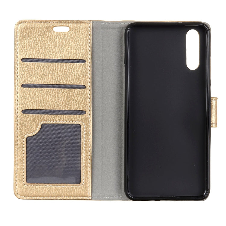 Litchi Texture Horizontal Flip Leather Case for Sony Xperia L3, with Holder & Card Slots & Photo Frame
