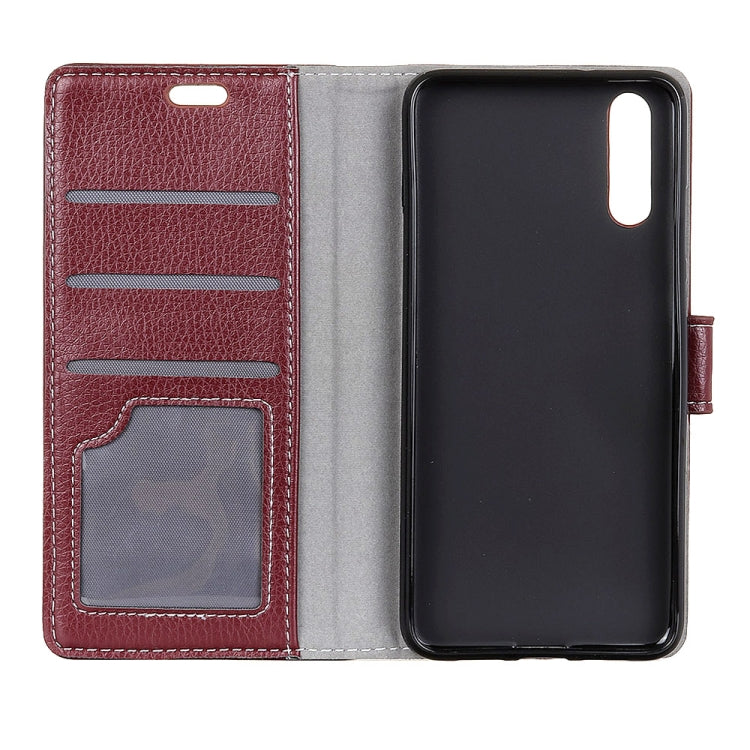 Litchi Texture Horizontal Flip Leather Case for Sony Xperia L3, with Holder & Card Slots & Photo Frame